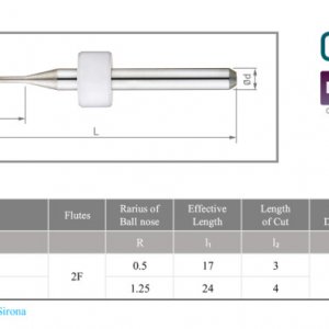 Mũi Cắt Sườn Sứ 2SSR Cho Các Dòng Máy Sirona