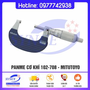 Panme Cơ Khí 102-708 Đo Ngoài 25-50mm x0.001mm - Mitutoyo