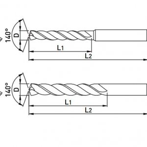 Mũi Khoan Nhôm APF505 Carbide Phủ Kim Cương - Widin