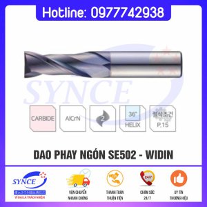Dao Phay Ngón SE502 2F Hợp Kim Của Widin – Dao Phay Thép