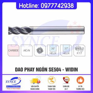Dao Phay Ngón SE504 4F Hợp Kim Của Widin – Dao Phay Thép