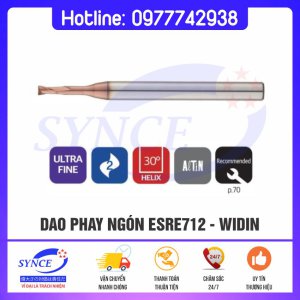 Dao Phay Ngón ESRE712 2F Hợp Kim Của Widin – Phay Thép 63HRC