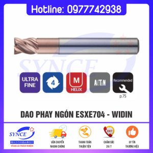 Dao Phay Ngón ESXE704 4F Hợp Kim Của Widin – Phay Thép 63HRC