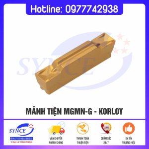 Mảnh Tiện MGMN-G Korloy - Mảnh Tiện Cắt Rãnh