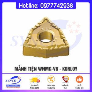 Mảnh Tiện WNMG-VB Korloy - Mảnh Dao Tiện Thép
