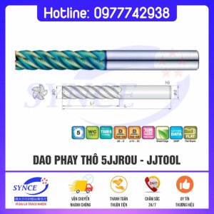 Dao Phay Thô 5JJROU 5F JJTOOL - Gia Công Thép