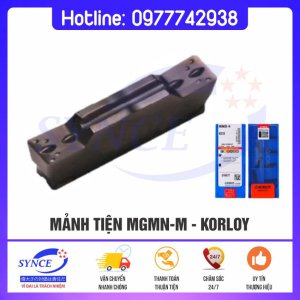 Mảnh Tiện MGMN-M Korloy - Mảnh Tiện Cắt Rãnh
