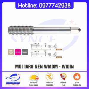 Mũi Taro Nén Hợp Kim WMOM M3-M12 - Widin