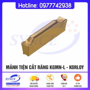 Mảnh Tiện KGMN-L Korloy - Mảnh Tiện Cắt Rãnh
