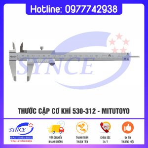 Thước Kẹp Cơ Khí 530-312 0~150mm 0.02mm 0~6in 0.001in - Mitutoyo