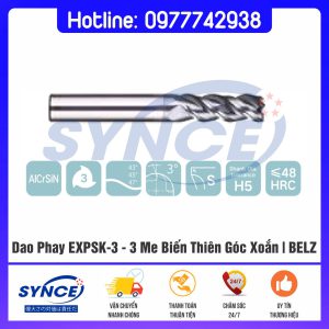 Dao Phay EXPSK-3 - 3 Me Biến Thiên Góc Xoắn | BELZ