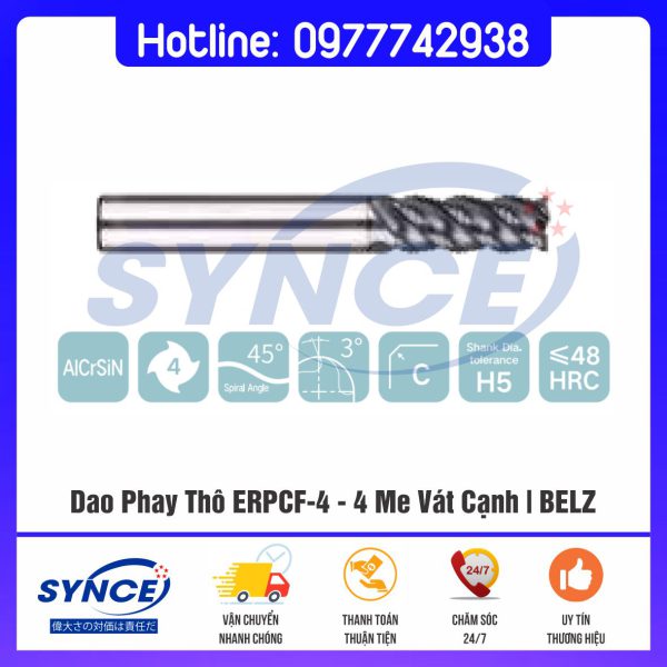 Dao Phay Thô ERPCF-4 - 4 Me Vát Cạnh | BELZ Thụy Sĩ