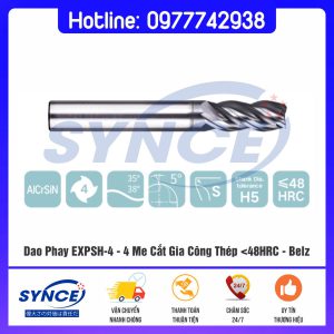 Dao Phay EXPSH-4 - 4 Me Cắt Gia Công Thép <48HRC - Belz