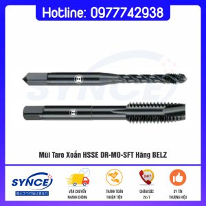 Mũi Taro Xoắn HSSE DR-MO-SFT Hãng BELZ – Taro Inox & Thép