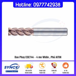 Dao Phay ESE744 – 4 me Widin , 35°, Phủ AlTiN