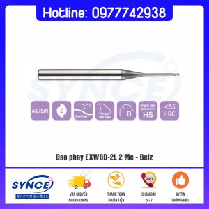 Dao phay EXWBD-2L 2 Me - Belz