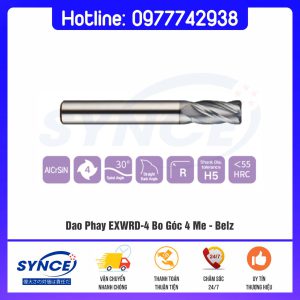 Dao Phay EXWRD-4 Bo Góc 4 Me - Belz